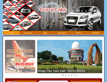Tablet Screenshot of crazy-cabs.com